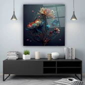 Sanat Eseri Dekoratif ve Modern Cam Tablo - 1