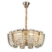 Apliqa Loya 60'lik Gold Kristal Taşlı Oturma Odası, Salon Sarkıt Avize thumbnail 2