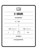 Uğur UAF 608 BCPET Beyaz Ankastre Fırın - 4
