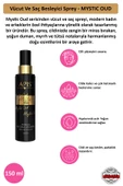 Vücut Ve Saç Besleyici Sprey - MYSTIC OUD - 150 Ml - 1