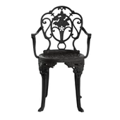 Ferforje Görünümlü Plastik Isparta Tek Sandalye, Bahçe, Balkon Ve Dış Mekanda Kullanılabilir Sandalye - 21