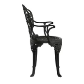Ferforje Görünümlü Plastik Isparta Tek Sandalye, Bahçe, Balkon Ve Dış Mekanda Kullanılabilir Sandalye - 14
