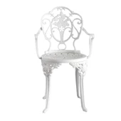 Ferforje Görünümlü Plastik Isparta Tek Sandalye, Bahçe, Balkon Ve Dış Mekanda Kullanılabilir Sandalye - 17