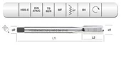 EVAR  HSSE DIN 374/C MAKİNA KLVZ. M22X1.5 (6H) - 1