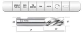 EVAR  HSSE DIN 844/BN PARMAK FREZE  22 MM KISA - 1