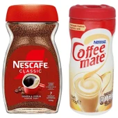 Nescafe Classic Kahve Kavanoz 100 gr + Nestle Coffee Mate Kahve Beyazlatıcı 170 gr - 1