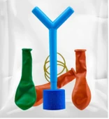 Solunum Deney Seti,  Okul Deneyi Set - Balon, Y Boru, Akciğer Deneyi - 1