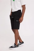 Black CASH CARGO SWEATSHORT - 1