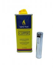 TİTUMARKET CLİPPER FULL METAL  BENZİNLİ ÇAKMAK -  CLİPPER 133 ML TENEKE BENZİN HEDİYELİ - 3