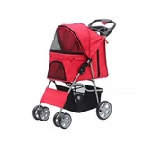 Pawise Kedi Köpek Gezdirme Puseti Kırmızı 68x46x100 cm - 2