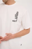White MISFIT HALF-RELAX TEE - 2