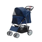 Pawise Kedi Köpek Gezdirme Puseti Mavi 68x46x100 cm - 2