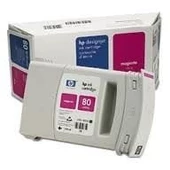 HP C4874A (80) Kırmızı Magenta Orjinal Plotter Kartuşu DesignJet 1050 Eski Tarihli - 1