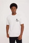 White SPACE HALF-RELAX TEE - 1