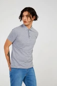 GRAY FATHER BASIC POLO - 2