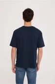 Navy MATH HALF-RELAX TEE thumbnail 3