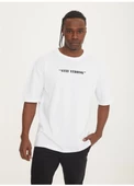 White STAY STRONG RELAX TEE thumbnail 1