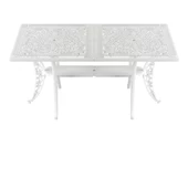 Ferforje görünümlü Istanbul Dikdörtgen Masa Balkon, Bahçe Masası - 3