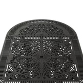 Ferforje görünümlü Istanbul Oval Masa Balkon, Bahçe Masası - 8