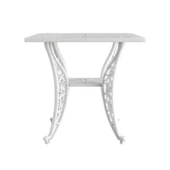 Ferforje görünümlü Istanbul Kare Masa Balkon, Bahçe Masası - 3