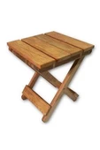 Ahşap Katlanır Tabure 1 Adet 30 cm x 36 xm - 2