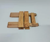 Ahşap Katlanır Tabure 1 Adet 30 cm x 36 xm - 4