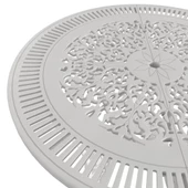 Ferforje görünümlü Istanbul Yuvarlak Masa Ø75 Balkon, Bahçe Masası - 6