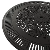 Ferforje görünümlü Istanbul Yuvarlak Masa Ø75 Balkon, Bahçe Masası - 10