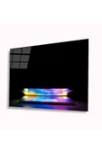 Laptop Dekoratif ve Modern Cam Tablo 4mm Dayanıklı Temperli Cam - 1