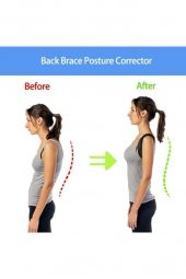 Dik Durmak Için Ortopedik Kamburluk Önleyici Dik Duruş Bel Sırt Omuz Korsesi thumbnail 3
