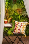 NİVEMESHOME DEKORATİF NAKIŞLI KIRLENT KILIFI 45X45 - 5