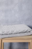 NİVEMESHOME 632 AÇIK GRİ 90X150 HAZAL BANYO HAVLUSU NURPAK - 4