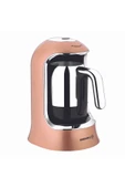 KORKMAZ Kahvekolik Deluxe Otomatik Kahve Makinesi Rose Krom A860-06 - 4