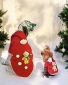 My Teddy Noel Kapşonlu Köpek Süeteri, Köpek Kıayafeti - 1