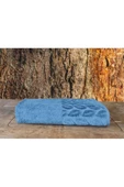 NİVEMESHOME 632 MAVİ 90X150 HAZAL BANYO HAVLUSU NURPAK - 1