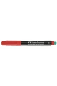 Faber Castell Asetat Kalem (F) Kırmızı 151321 - 2