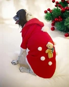 My Teddy Noel Kapşonlu Köpek Süeteri, Köpek Kıayafeti - 3