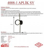 Eray Aydınlatma 4008-1 Siyah Led Aplik - 3