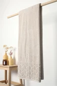 NİVEMESHOME 632 BEJ 90X150 HAZAL BANYO HAVLUSU NURPAK - 2