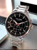 Tom Jones 3 Atm Suya Dayanıklı Çelik Kordon (Kararmaz Renk Atmaz) Erkek Kol Saati E.TJN.14084.09 - 1