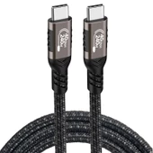QG01 Type-C to Type-C USB4 PD Data Şarj Kablosu 240W 40Gbps 8K@60Hz 1 Metre - 3