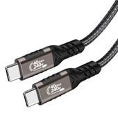 QG01 Type-C to Type-C USB4 PD Data Şarj Kablosu Kablosu 240W 40Gbps 8K@60Hz 0.2 Metre - 6