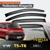 Periboia Perflex Polikarbon Kırılmaz Rüzgarlık V2 Mugen VW T5/T6 4'LÜ 2003+ - 1