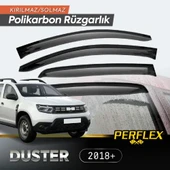 Periboia Perflex Polikarbon Kırılmaz Rüzgarlık V2 Düz Dacia Duster 2018+ - 1