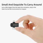 Type-C Micro Usb 2in1 USB 3.0 Dişi Mouse Flash OTG Adaptör - 7