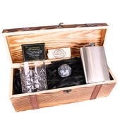 Perlotus Viski Bardağı Gri Küre Mermer Viski Taşı Cep Matarası Sandıklı - 2