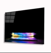 Laptop Dekoratif ve Modern Cam Tablo - 1