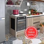 Kenzlife ankastre modülü kabini kalsiyum3 crd fırın ocak dolabı sabit tabla thumbnail 1