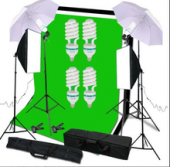 Softbox 50x70 Umberlla Şemşiye 84cm Sürekli Işık Background Stand - 1