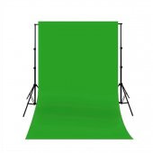 Deyatech Chromakey-Green Screen Greenbox Yeşil Fon Perde(3 x 3 m) - 1